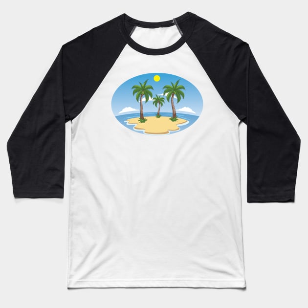 Holiday Summer Baseball T-Shirt by Alvd Design